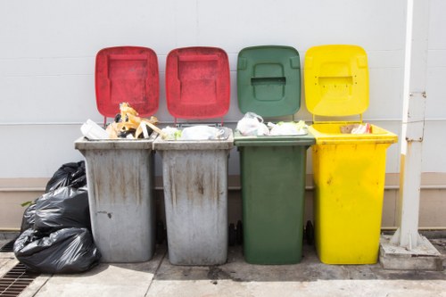 Residential waste bins and recycling containers in Stratford