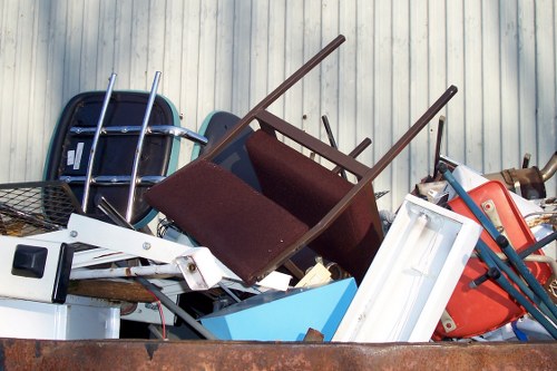 Stratford home clearance professionals sorting donated items